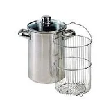aspergekoker 16 cm met glasdeksel 1