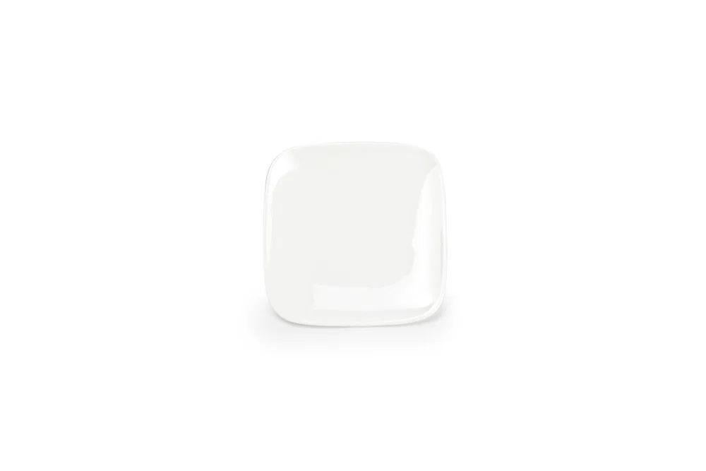 Plat bord 13,5x13,5cm wit UNNA
