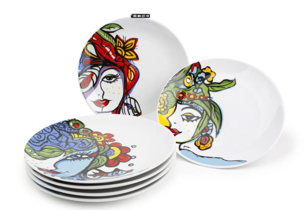 Plat bord 20,5cm Josien Broeren - set/6