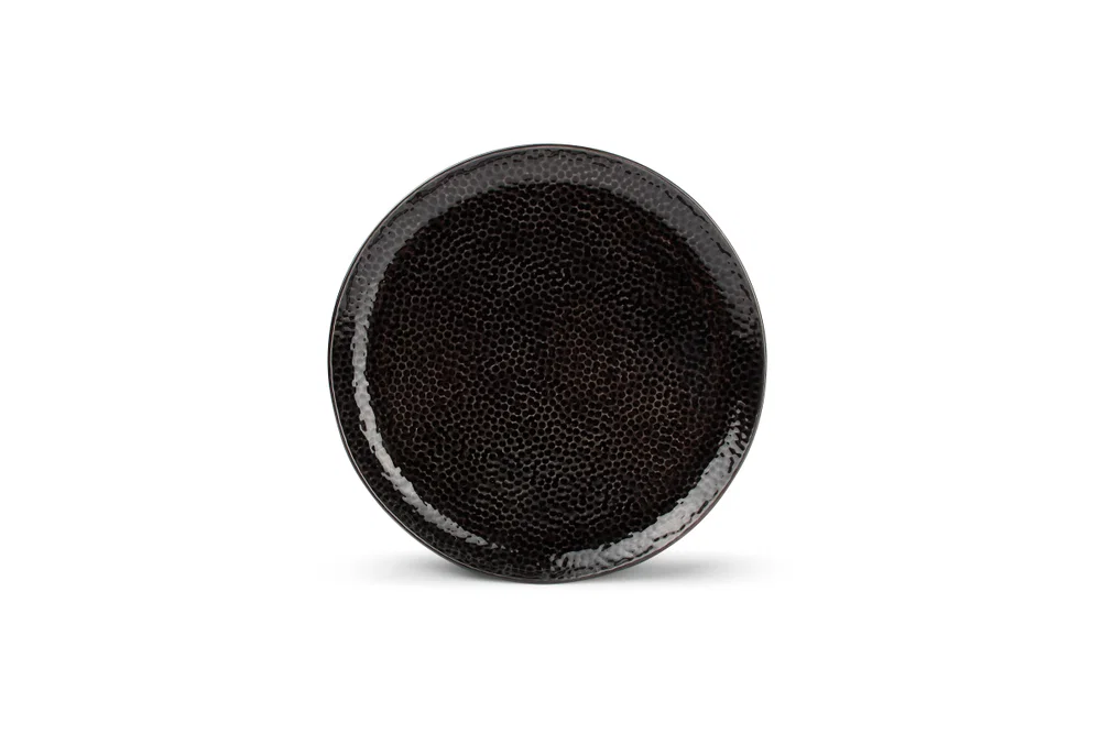 Plat bord 20,5cm zwart Mielo