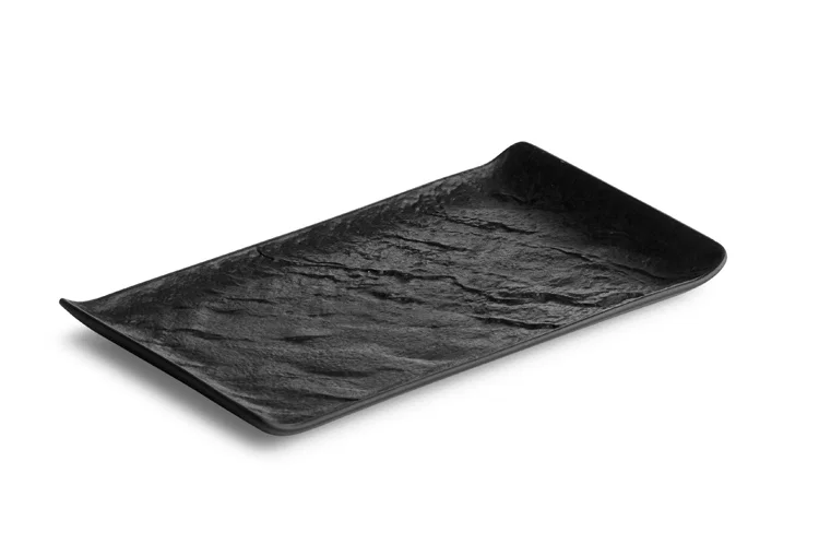 Serveerschaal 26x15cm black BINGEN