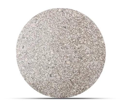 serveerplank 30cm rond grijs