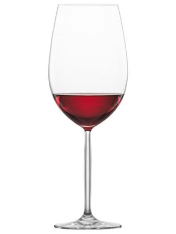 diva bordeaux glas groot 130 h26,6 cm