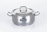 Amberg lage kookpot met deksel 24 cm 1