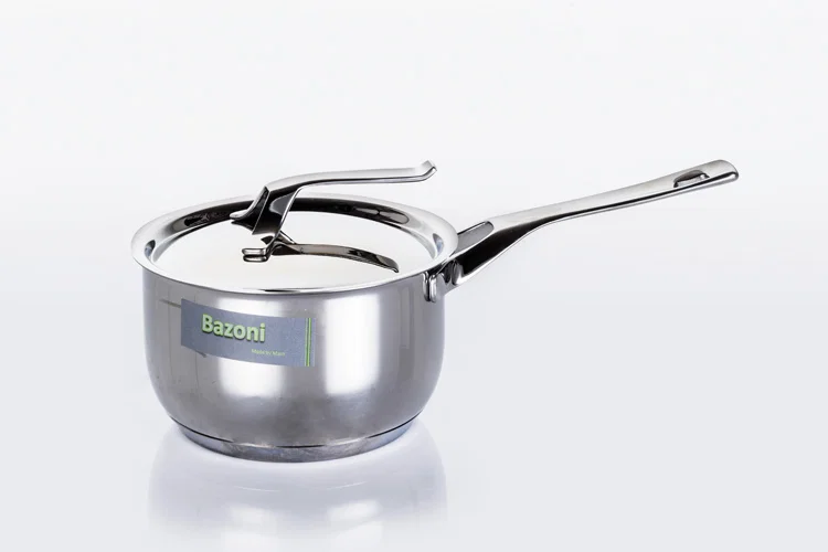 Bazoni steelpan met deksel 16 cm