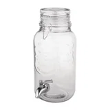 Gefell drankdispenser met tekst en klemdeksel 3,6L 1