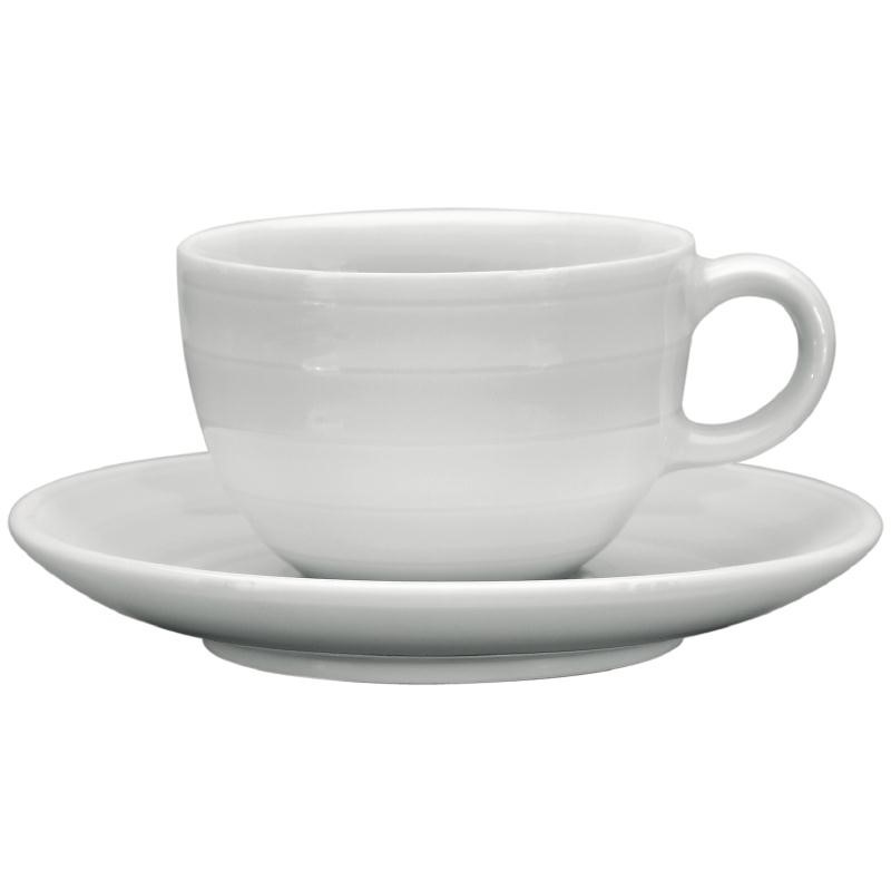 Maro - Hotelporselein White espresso tassen met