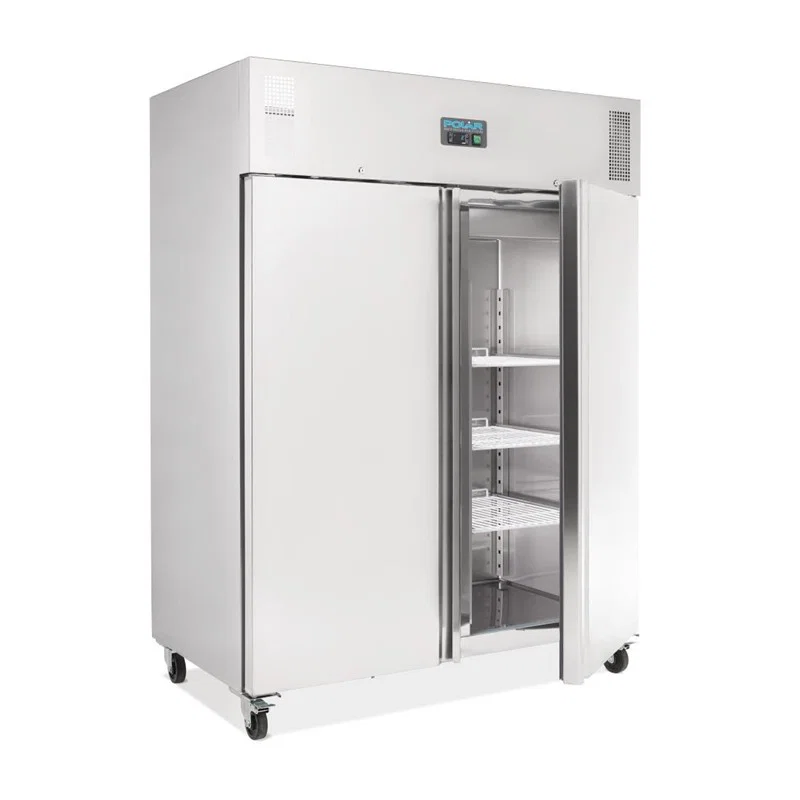 Malchow U-serie professionele 2-deurs koeling RVS 1300L