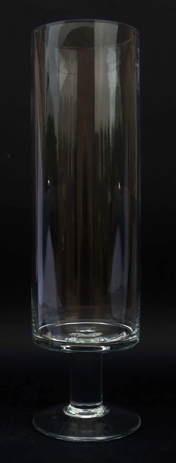 vaas cilinder op voet d10 x h36 cm poul