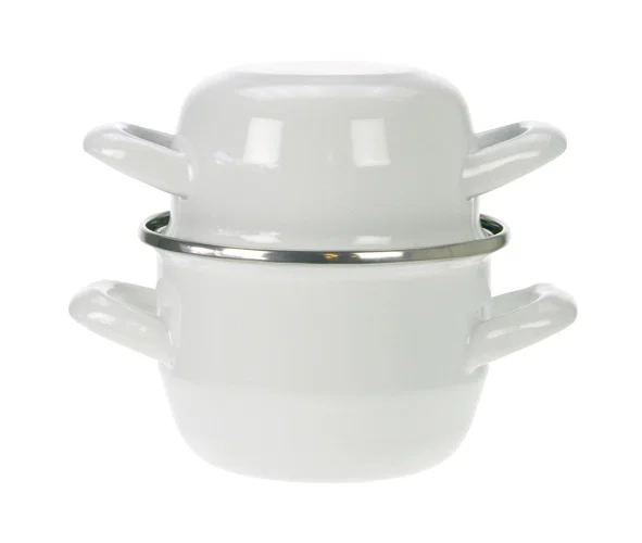 MOSSELPOT WIT 0,5KG-0,9L D12CM
