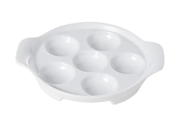 escargotbordje d14.5-17.5xh2.7cm voor 6 escargots