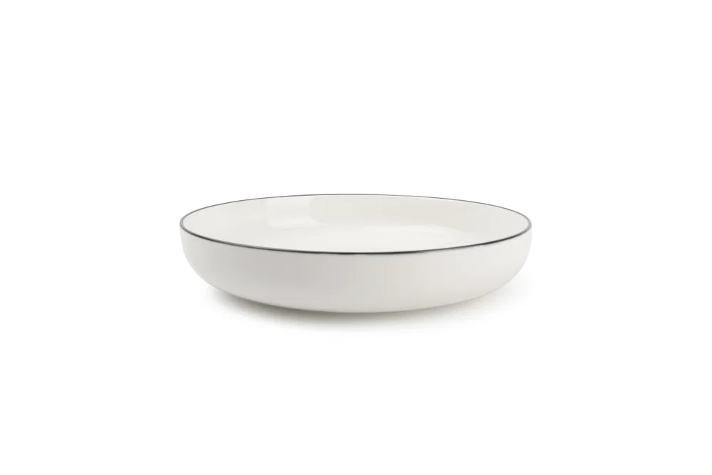 Diep bord 21,5xH4cm wit Studio JENNECKEN
