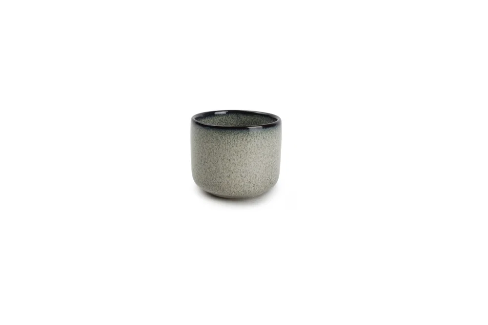 Suikerpot 6,5xH5,5cm groen/blauw Meridian