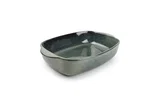 Ovenschaal 39/33x25,5xH8,5cm groen/blauw Meridian 1