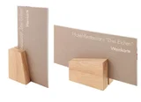 kaarthouder hout 85x60mm h45/85mm 2st 1