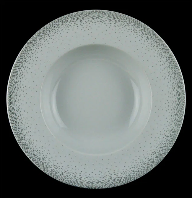 karlsruhe diep bord 24 cm black points