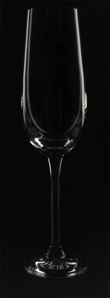moldau bohemia champagneglas h23,2 cm, dia 6 cm, 180 ml 1