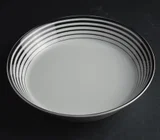 arzberg wurzberg diep bord 21 cm zwart 1