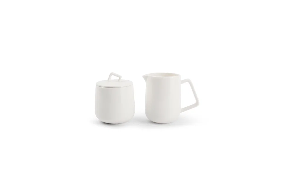 Melkkan en suikerpot 14cl Studio White