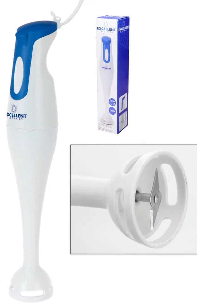 staafmixer 170 w wit blauw excellent